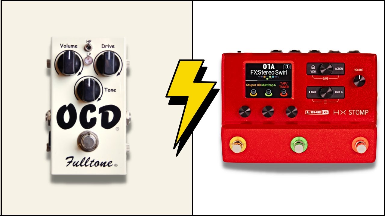 Is Line 6 nailing this pedal's tone? HX Stomp Compulsive Drive VS Fulltone OCD v1.4