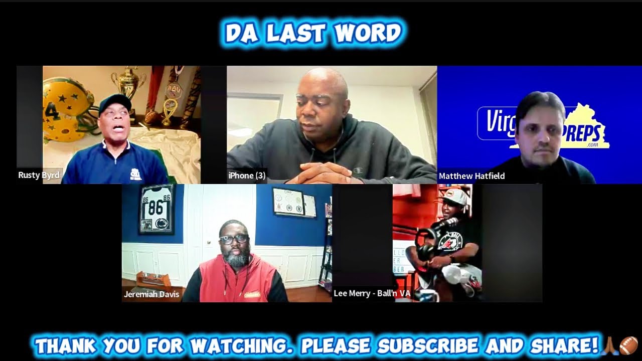 Episode 1 DLW: Top teams in VHSL football & discussion of big games this week with Da Bullpen