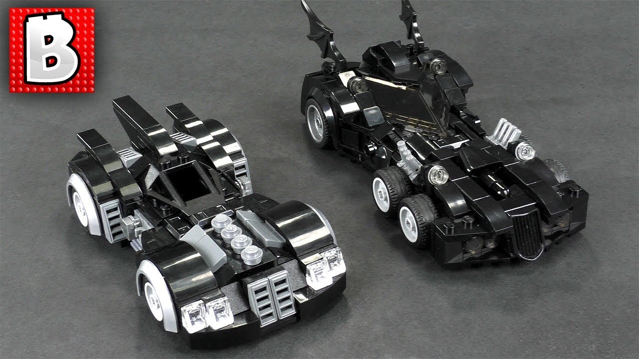 LEGO Batman Arkham Asylum & Injustice Batmobile Custom MOCs Review!