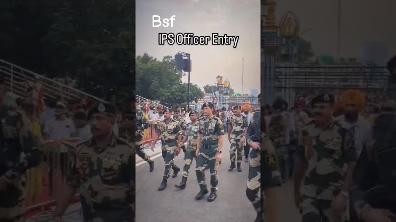 Ips Officer Entry 🔥☠️ #ips #army #shorts #viralvideo #youtube #army #bsf