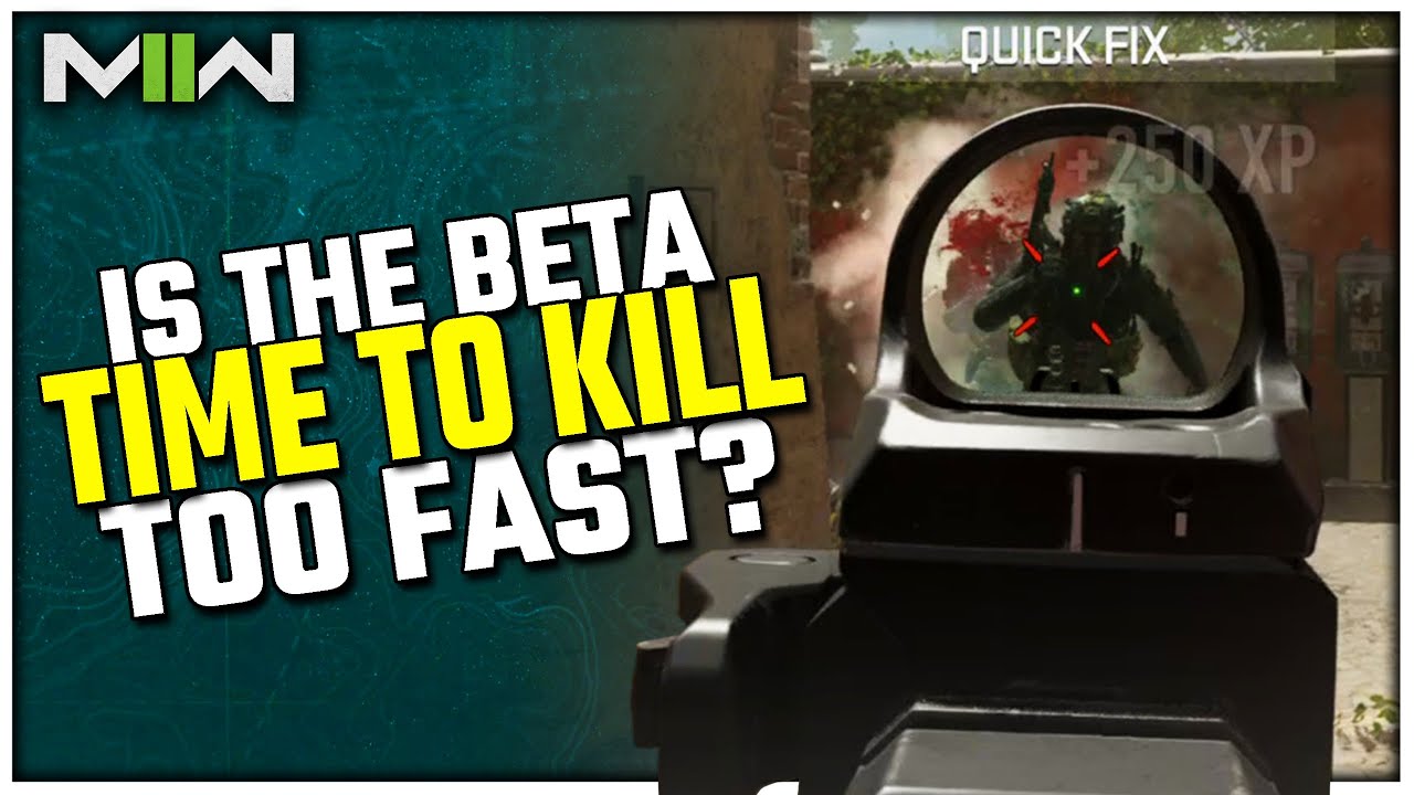 Is the Time to Kill Too Fast in MWII? | (Beta TTK Comparison)