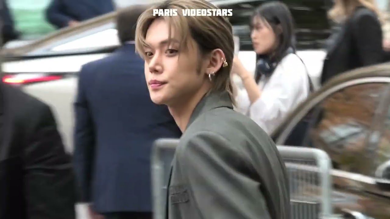 Yeonjun TXT TOMORROW X TOGETHER @ Paris Fashion Week 6 october 2025 show Miu Miu 