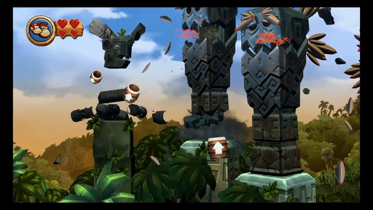 Donkey Kong Country Returns - 1-5 Canopy Cannons