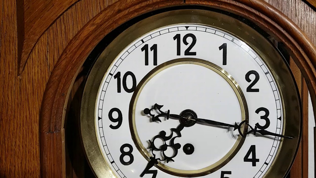 Kienzle Vienna Wiener Regulator 1-Gewichter Wanduhr Pendeluhr