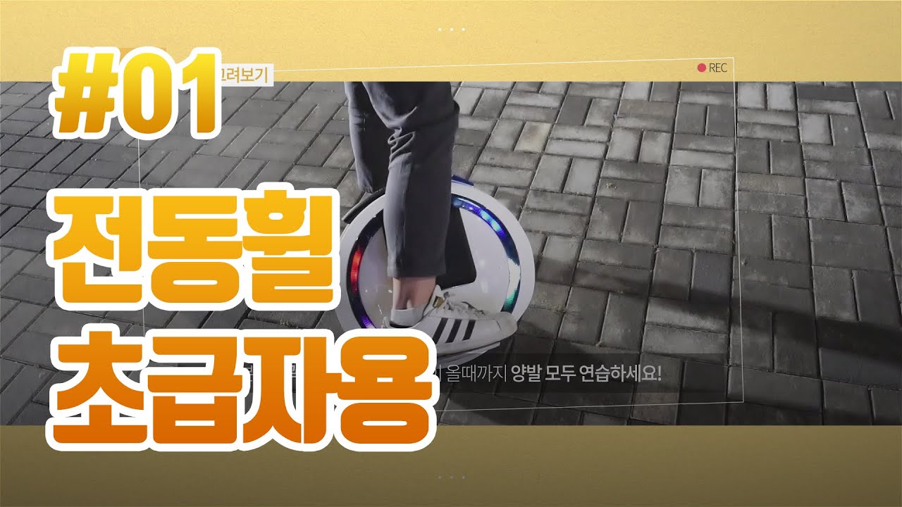 [병아리의 튜토REAL] 전동외발휠 초급편 # 01