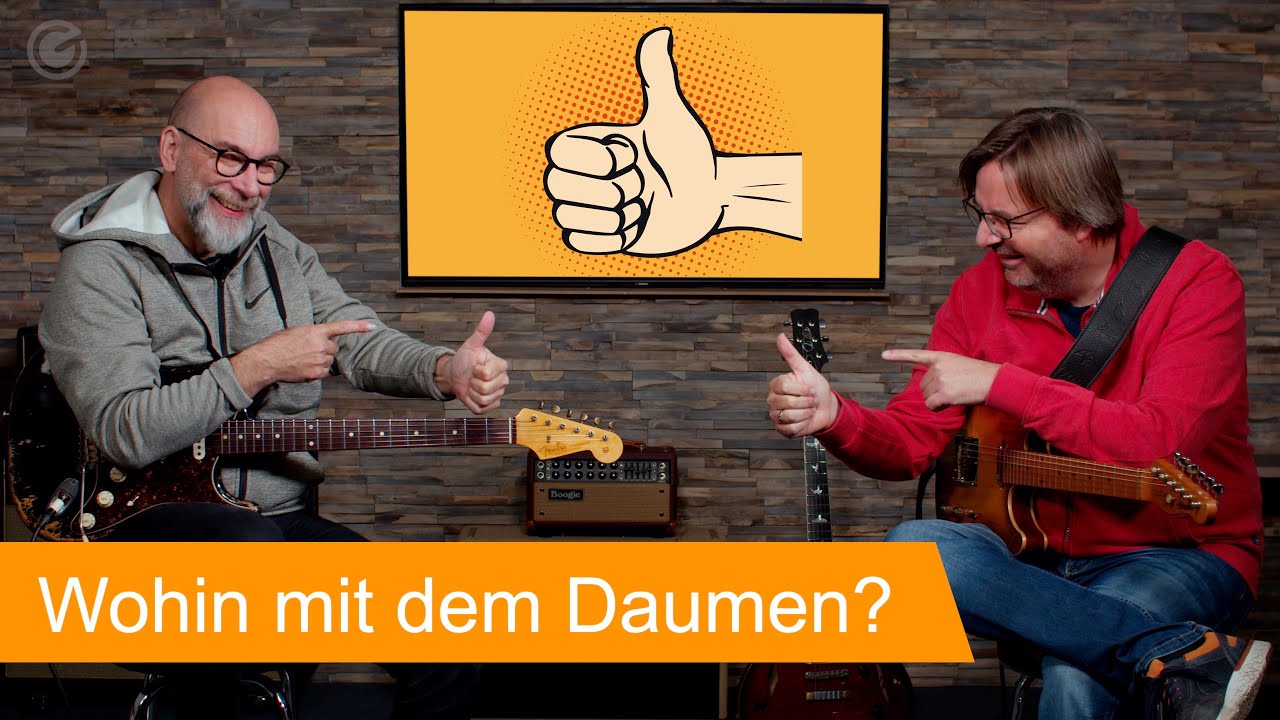 Wohin mit dem Daumen beim Gitarre Spielen?  SUPERGAIN TV 168