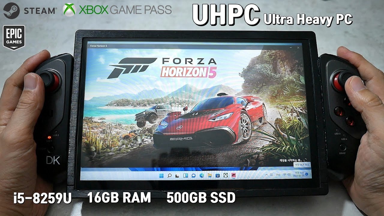 스팀덱을 주문할 수가 없어 휴대용(?) 게이밍 PC를 직접 만들어봤습니다. I couldn't order a Steam Deck, so I made a fake one.