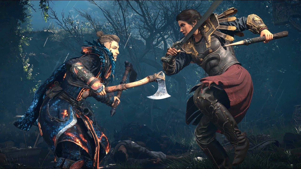 Kassandra VS Eivor - Full Fight - Assassin's Creed Valhalla Odyssey Crossover 4K RTX 3090