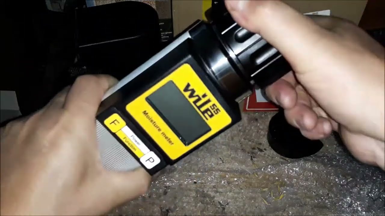 test wilgotnościomierza wile 55