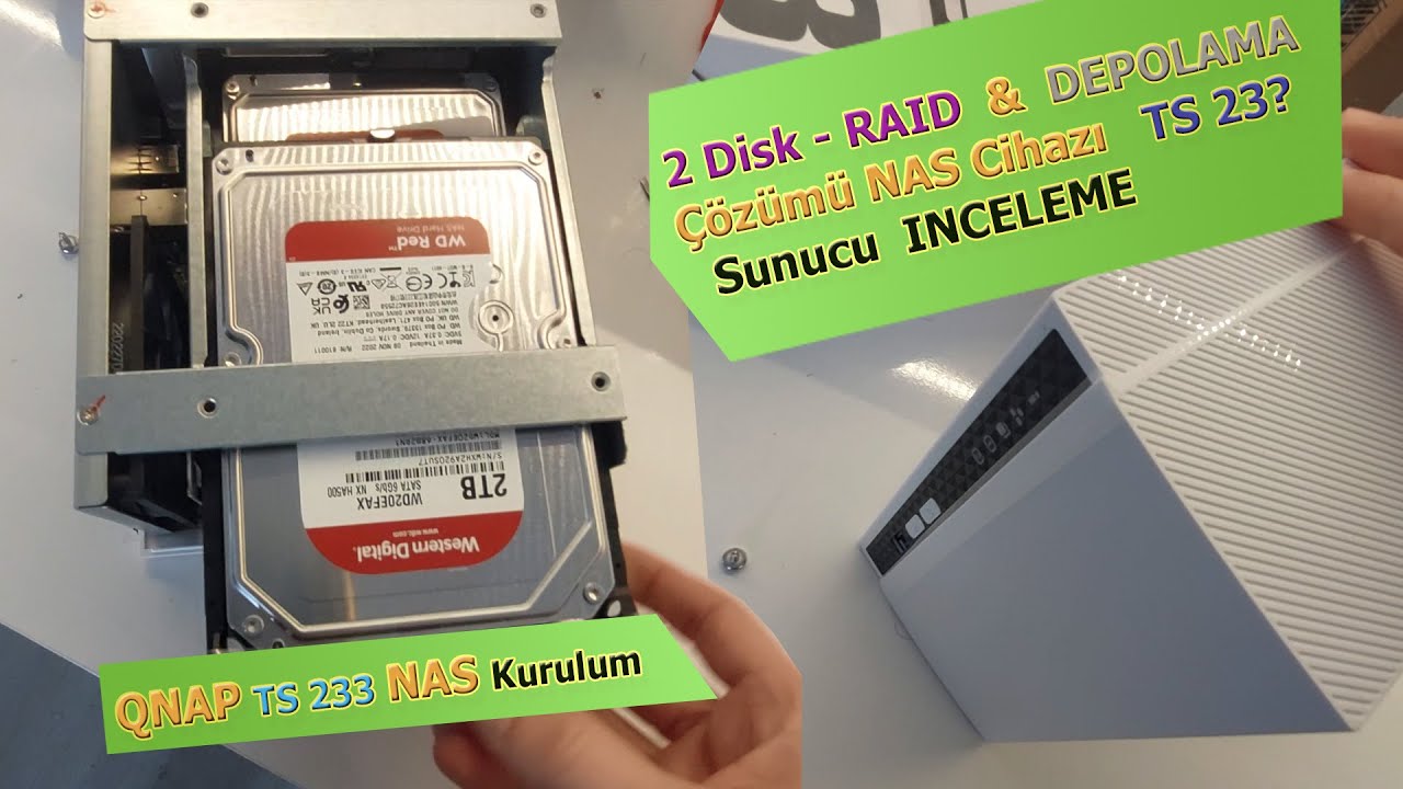 NAS ön Kurulumu ve ilk Bakış - Qnap TS 233