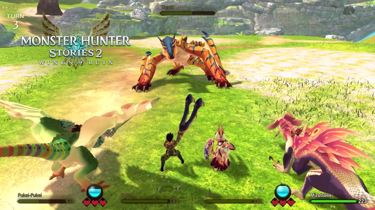 Monster Hunter Stories 2 - Co-Op Gameplay