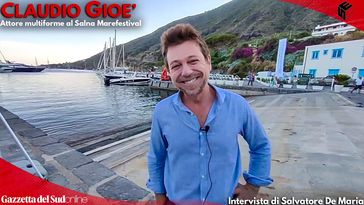 Claudio Gioè, attore multiforme al Salina Marefestival