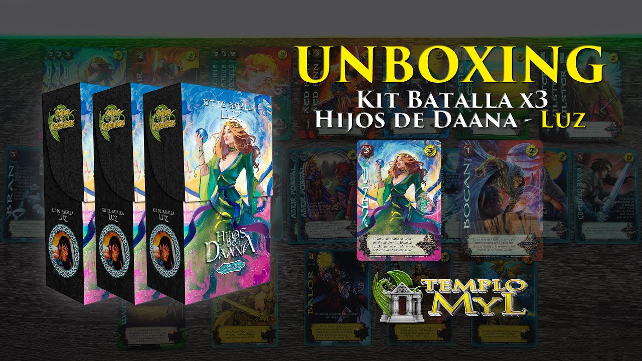 Unboxing Kit de Batalla Hijos de Daana Luz x3 🏛️🐉 Templo MyL