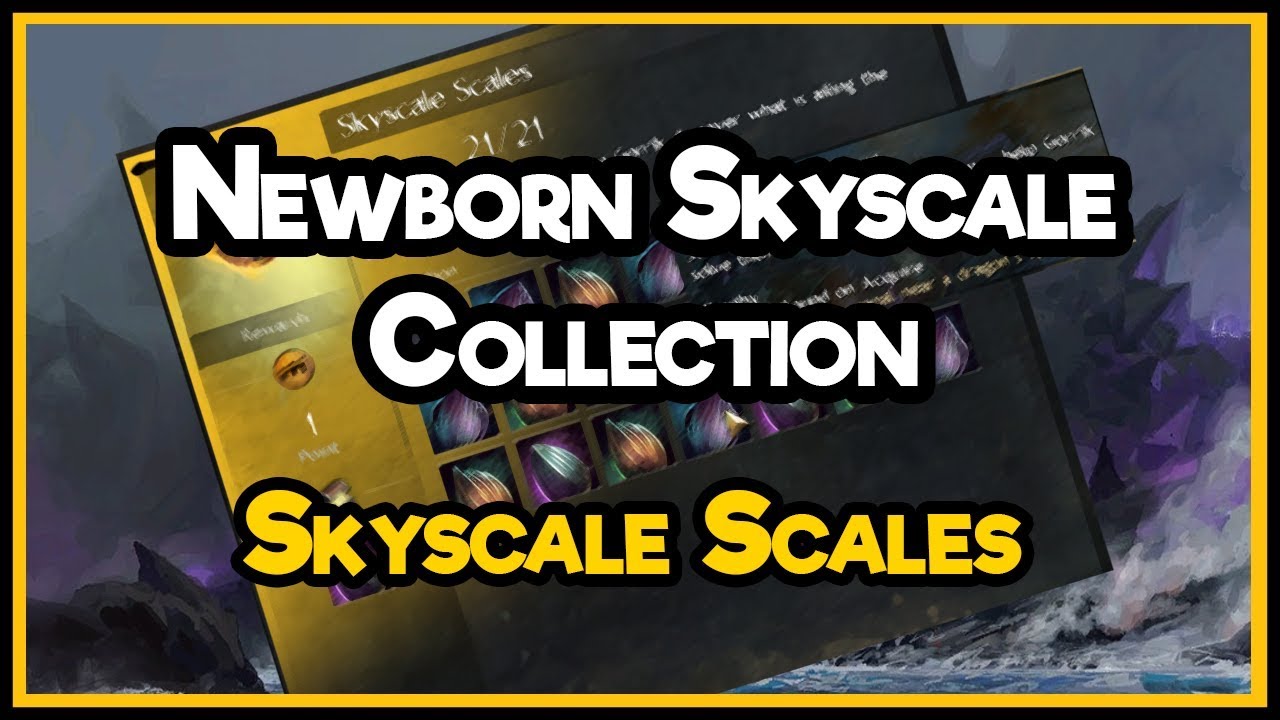Guild Wars 2  - Newborn Skyscales - Skyscale Scales