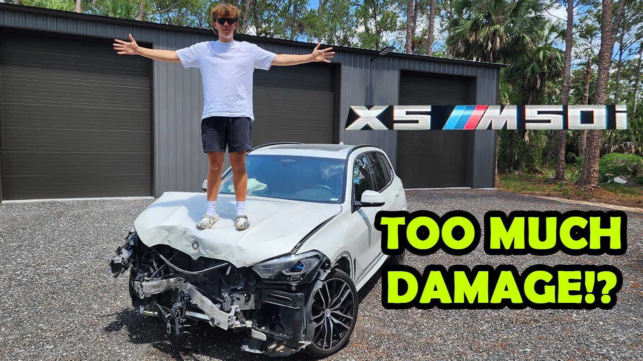 REBUILDING A CRASHED BMW X5 M50 I | PT 2