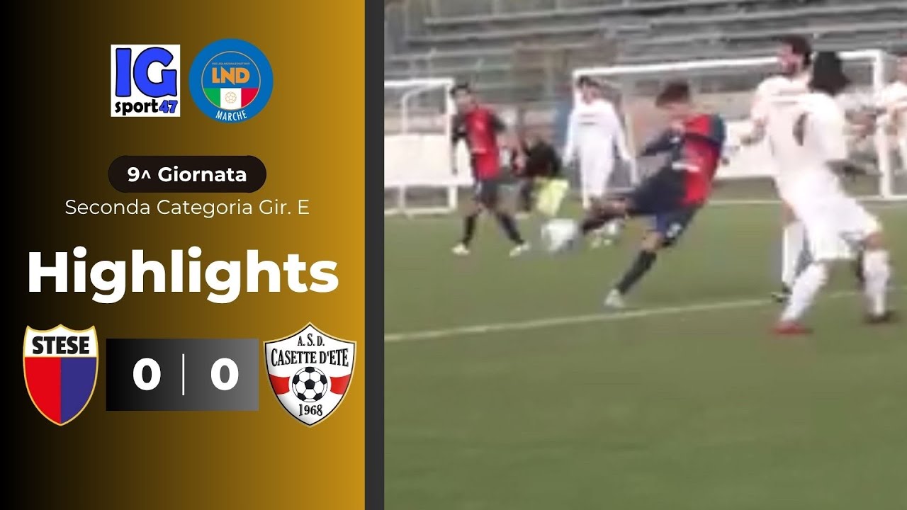 Stese-Casette D'Ete 0-0 (Seconda Categoria Girone E)