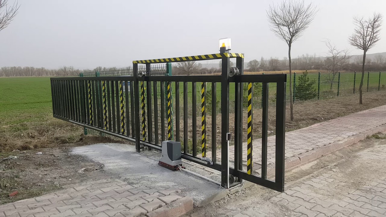 Havada Yürüyen Otomatik Nizamiye Bahçe Kapisi Nice Robus1000 kit