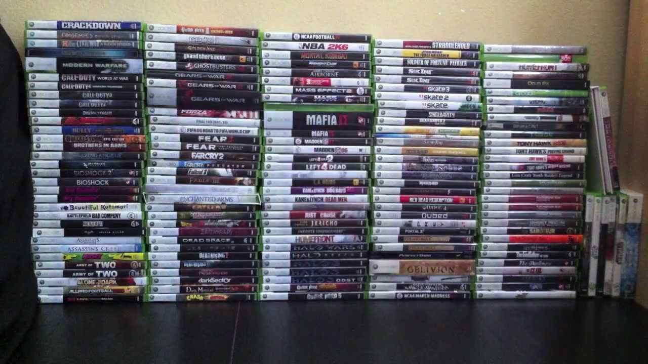 My Xbox 360 Game Collection (Part 1 of 5) 165+ Games