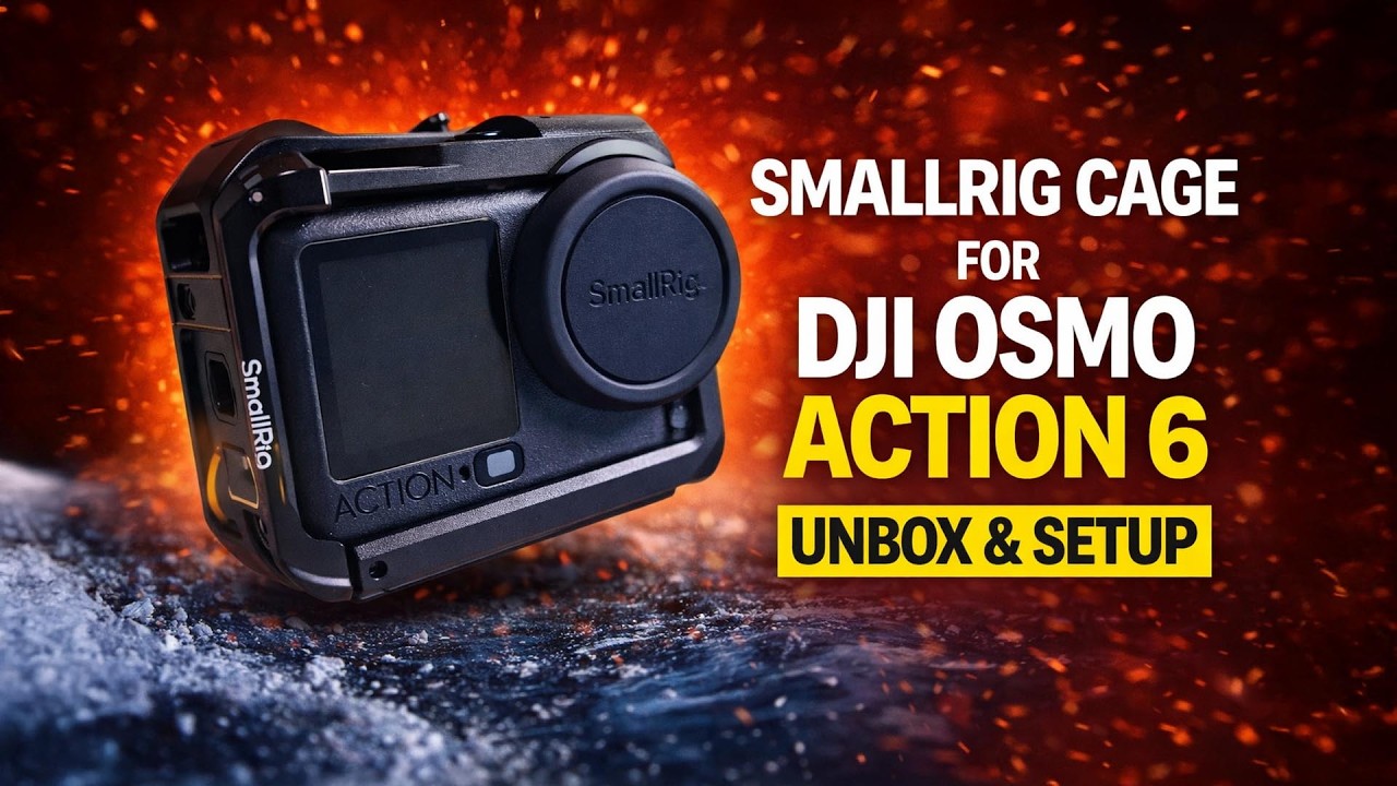 Best Cage for DJI Action 6? SmallRig Unboxing & First Setup