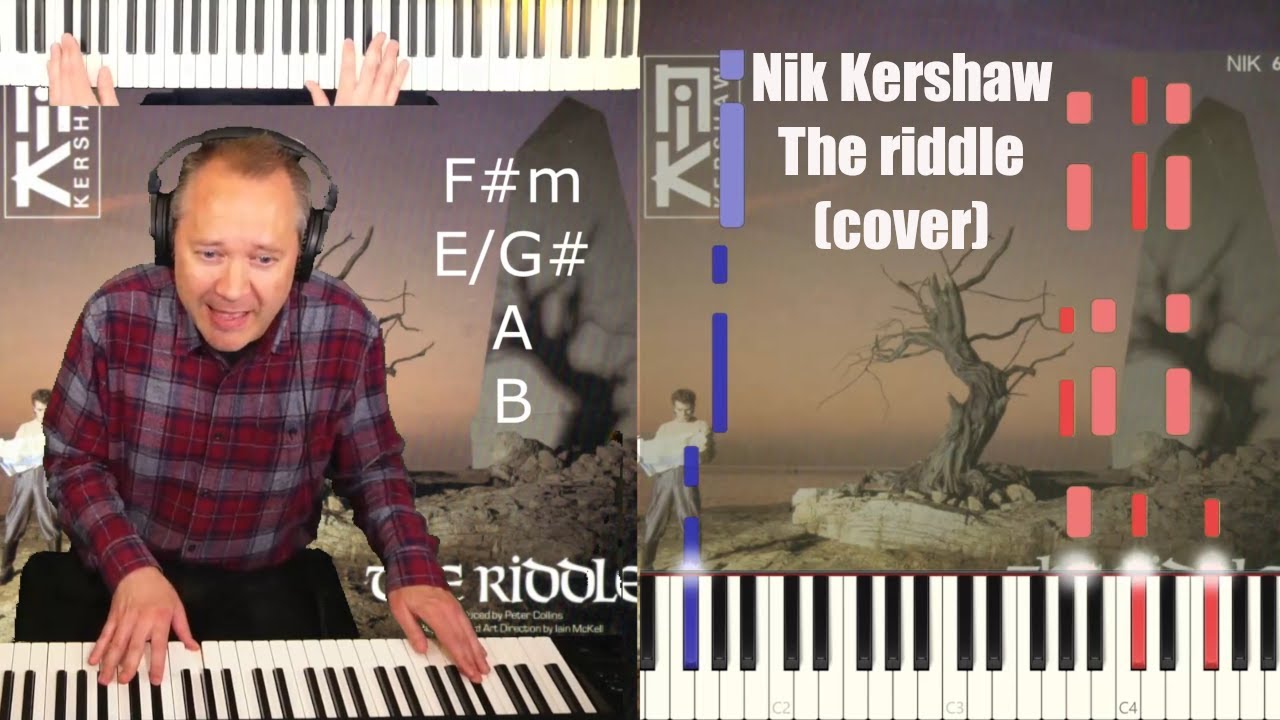 Nik Kershaw - The riddle (cover) #80s #piano #chords