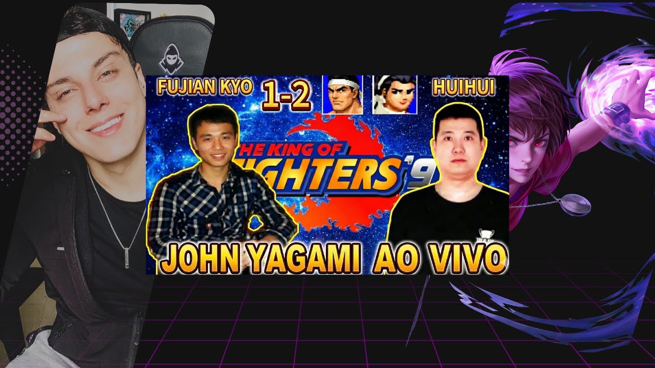 KOF 97 [LIVE PC] HuiHui vs Kyo  何君kof97 [Brasil] John Yagami 