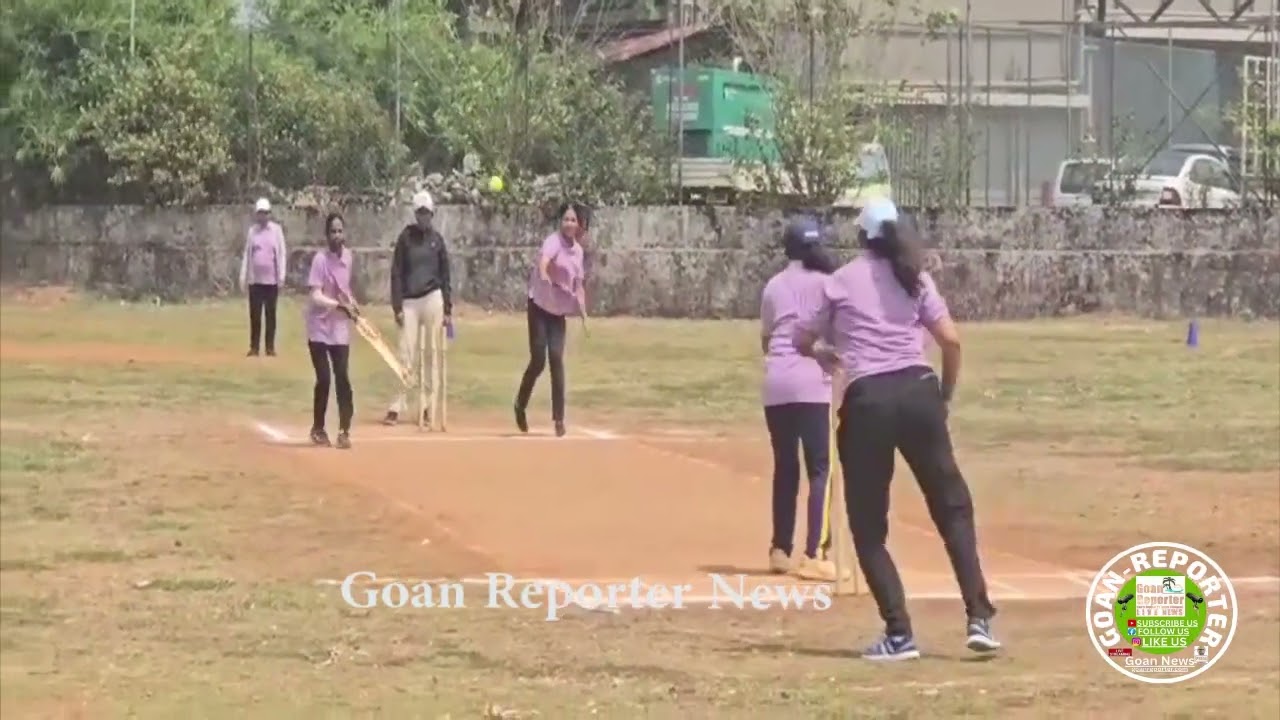 Goan Reporter :: Sports Dept organised Women Tennis Ball Cric Tourn at Campal, Journalist Womens