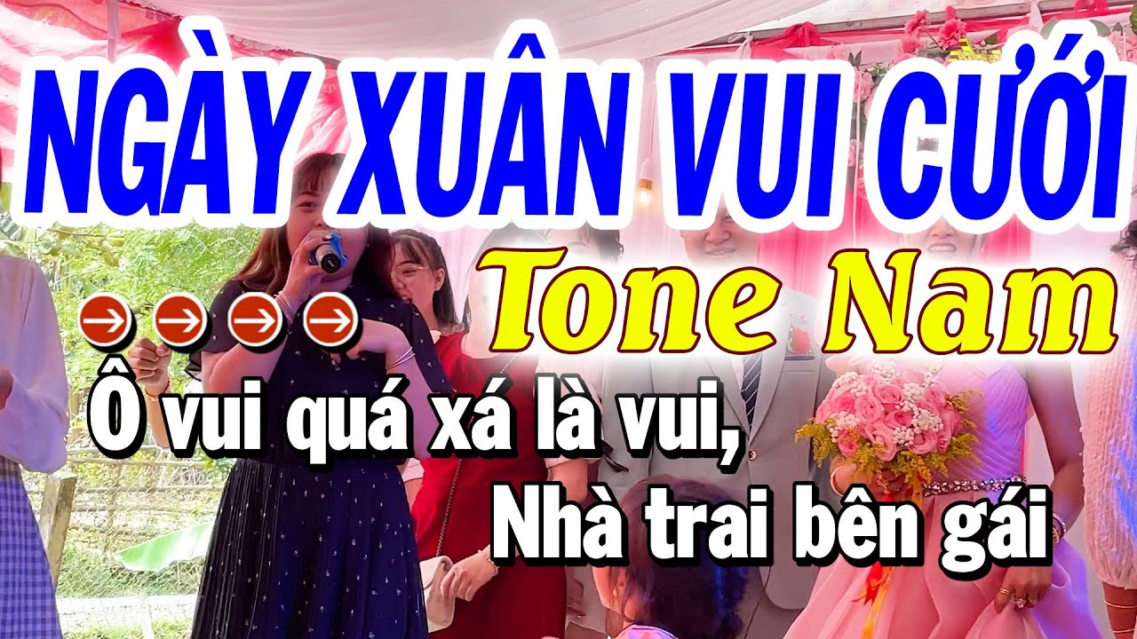 Karaoke Ngày Xuân Vui Cưới Tone Nam ( Si thứ ) NS Tuyết Nhi