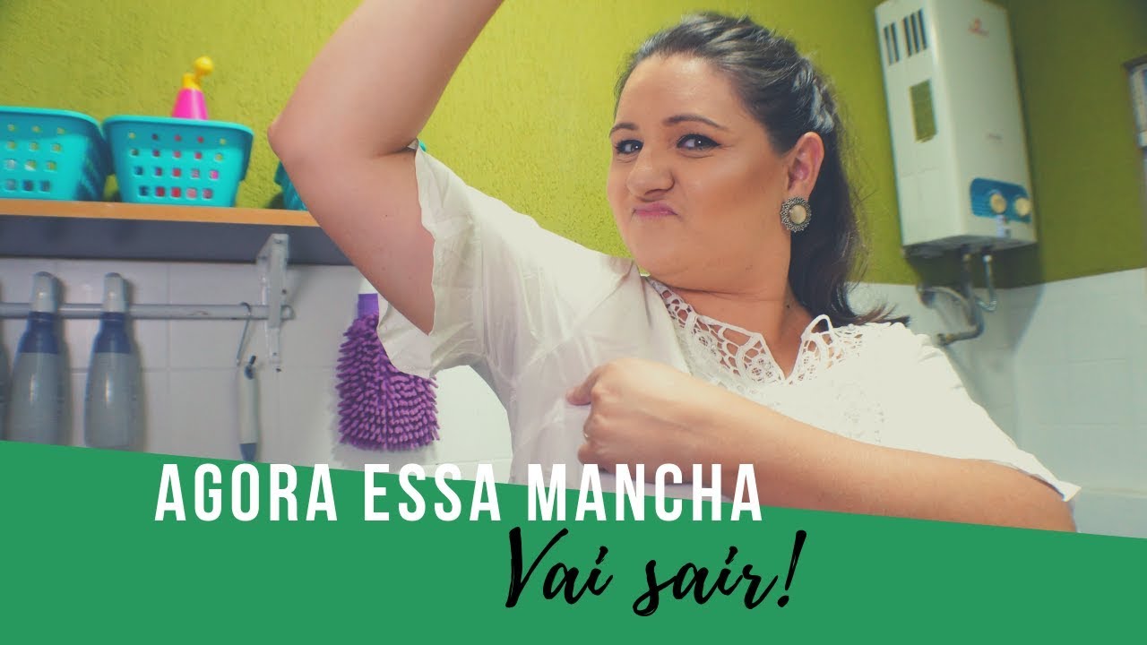 Como tirar mancha de suor | Limpa Fácil | Como fazer? | #crisribeiro #limpafacil #dica