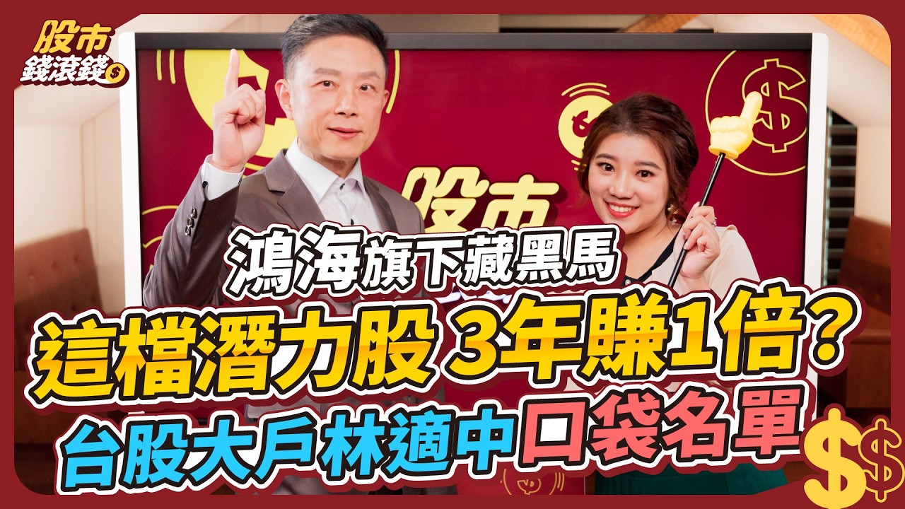 【股票】5億大戶林適中 看好鴻海旗下這1檔未來可期！汽車產業規模達2億美金比半導體高，誰是台股中下一個特斯拉？｜ 林適中、葉芷娟｜股市錢滾錢  #電動車 #股票 #AI #汽車