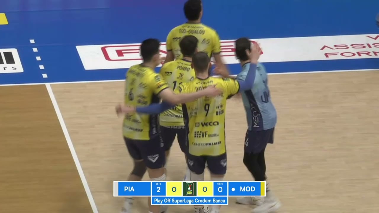 Valsa Group Modena vs  Gas Sales Bluenergy Piacenza   VBW   SuperLega   Match Highlights