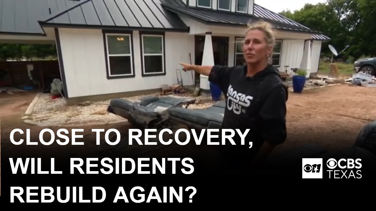 Flooding threat remains overnight in Texas, some residents ask if it's worth rebuilding again