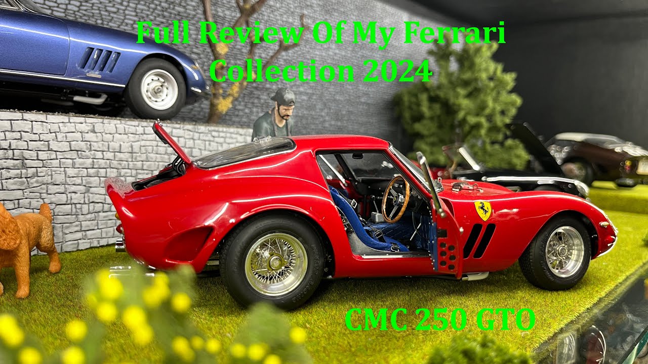 My 1:18 Model Car Collection - Complete review, Ferrari collection 2024, among them 8 CMC 250 GTO‘s