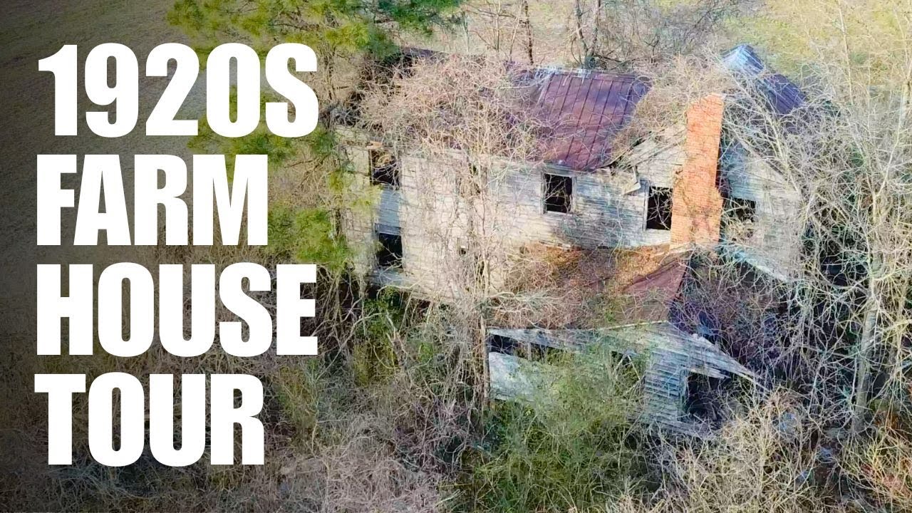 Экскурсия по заброшенному дому: исторический фермерский дом Вирджинии 1920-х годов