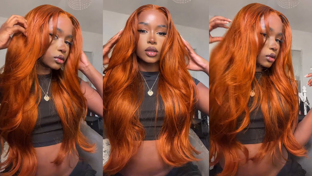FLUFFY LAYERS & CURTAIN BANGS | Install this auburn wig w me | West Kiss Hair
