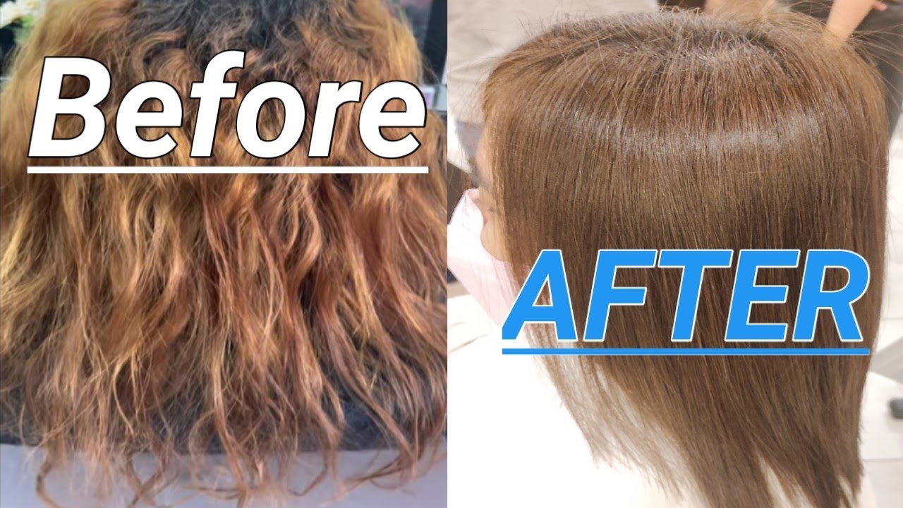 PAANO ANG TAMANG PAG REBOND NG COLORED DRY HAIR(rebonding tutorial)