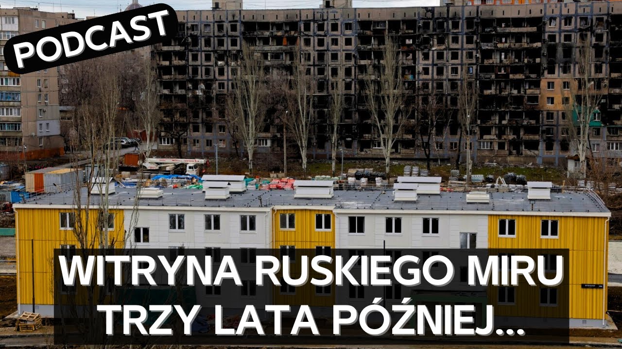 Wypalone ruiny i bezrobocie. Jak wygląda życie w Mariupolu po trzech latach okupacji [PODCAST]