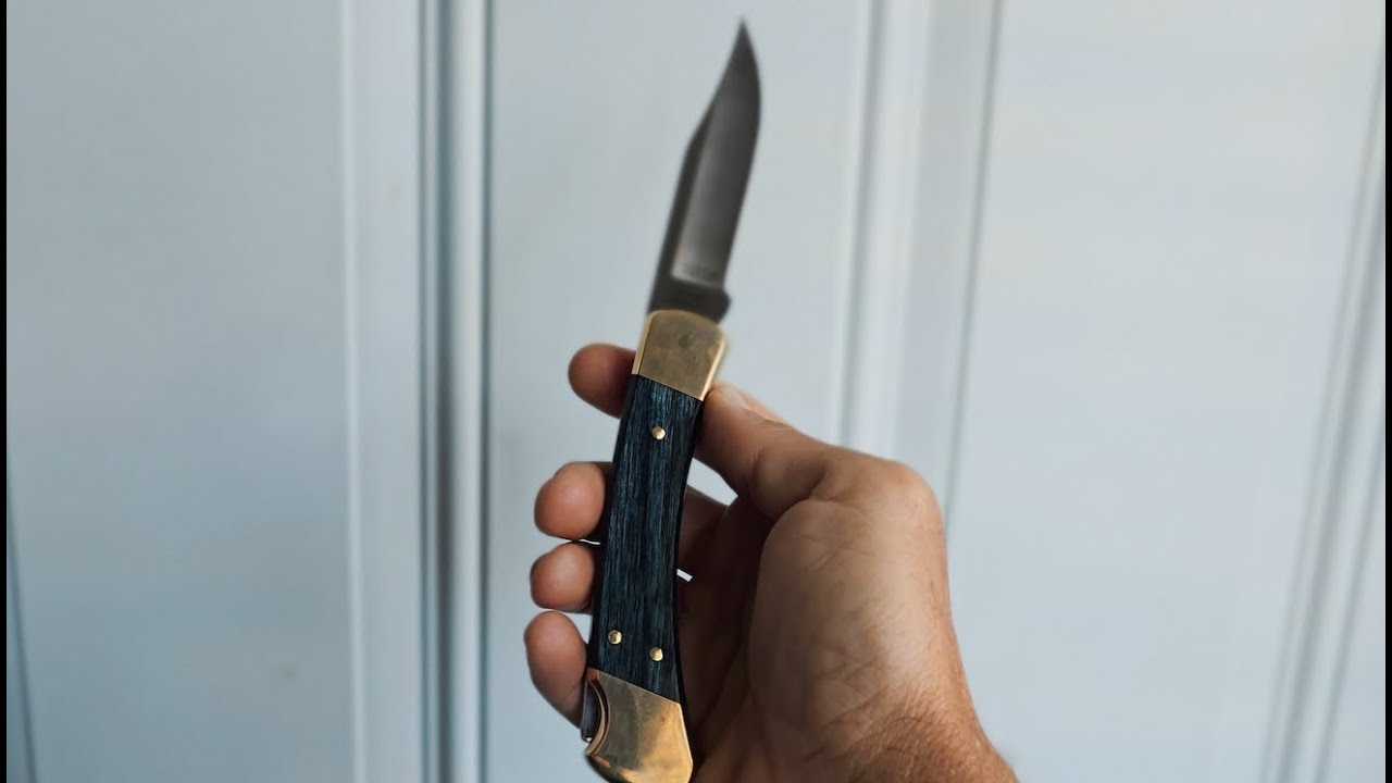 Custom Buck 110's In Bluewood & Magnacut