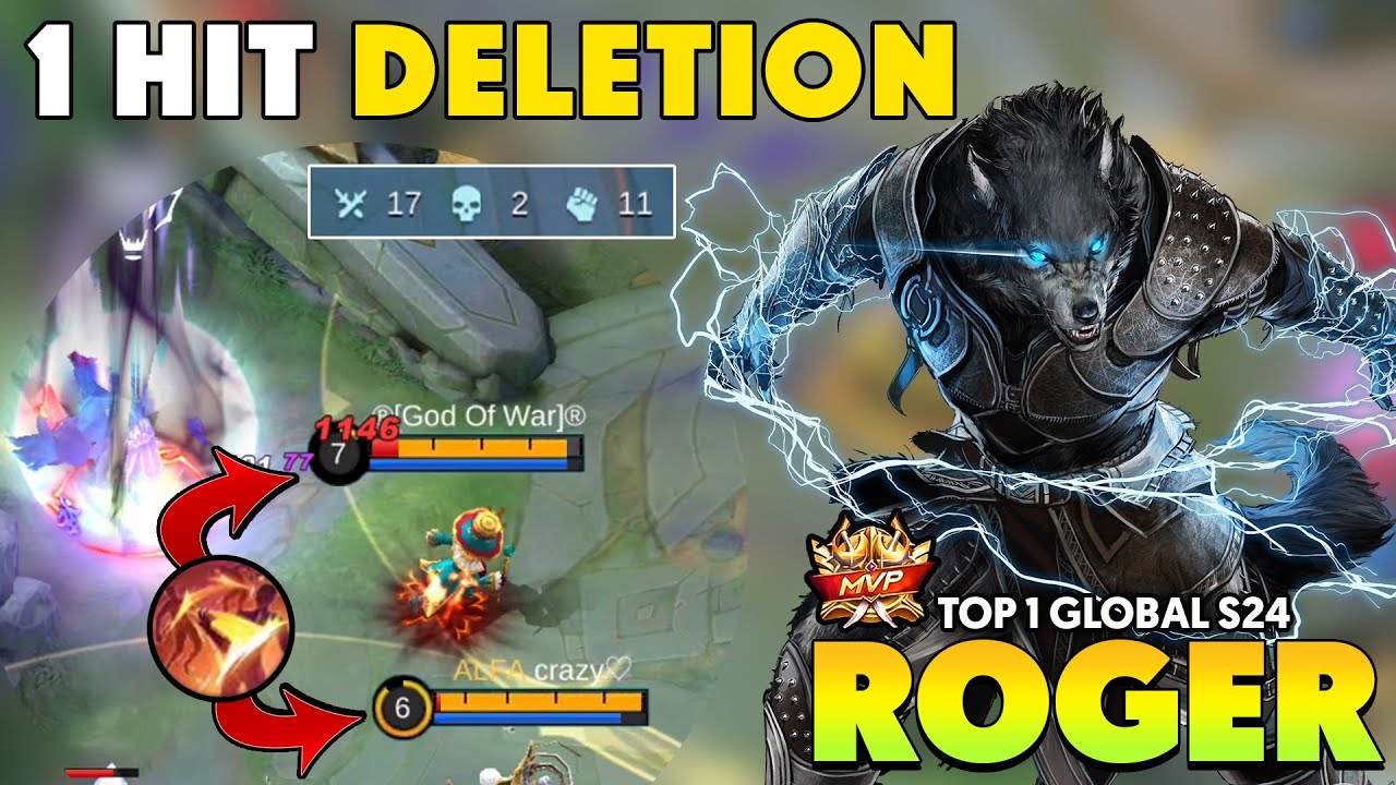 Roger Best Build and Gameplay 2022 ~ Roger Top Global 2022 ~ Mobile Legends