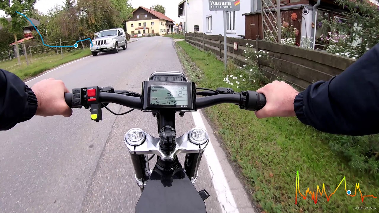Ebike 72v 40ah qs 273 acceleration 90kmh