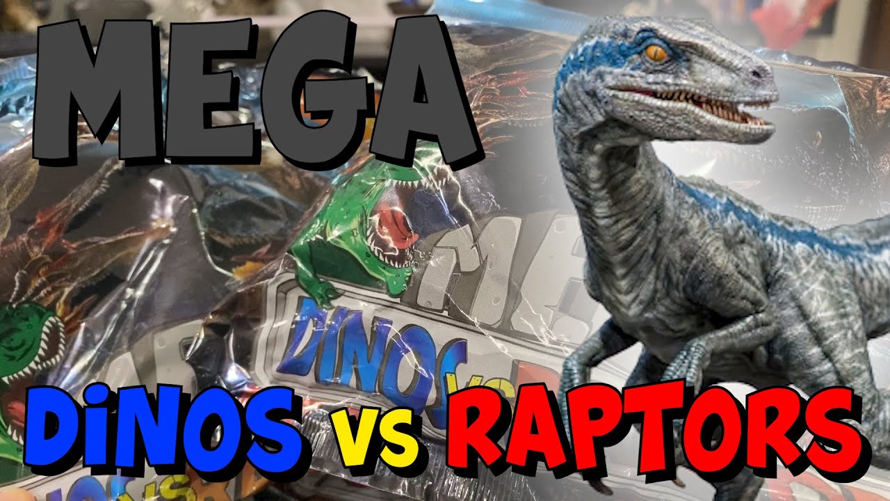 🦖 MEGA DINOS vs RAPTORS! 🦖 APRIAMO 2 BUSTINE JURASSICHE!!! Speciale Edicola