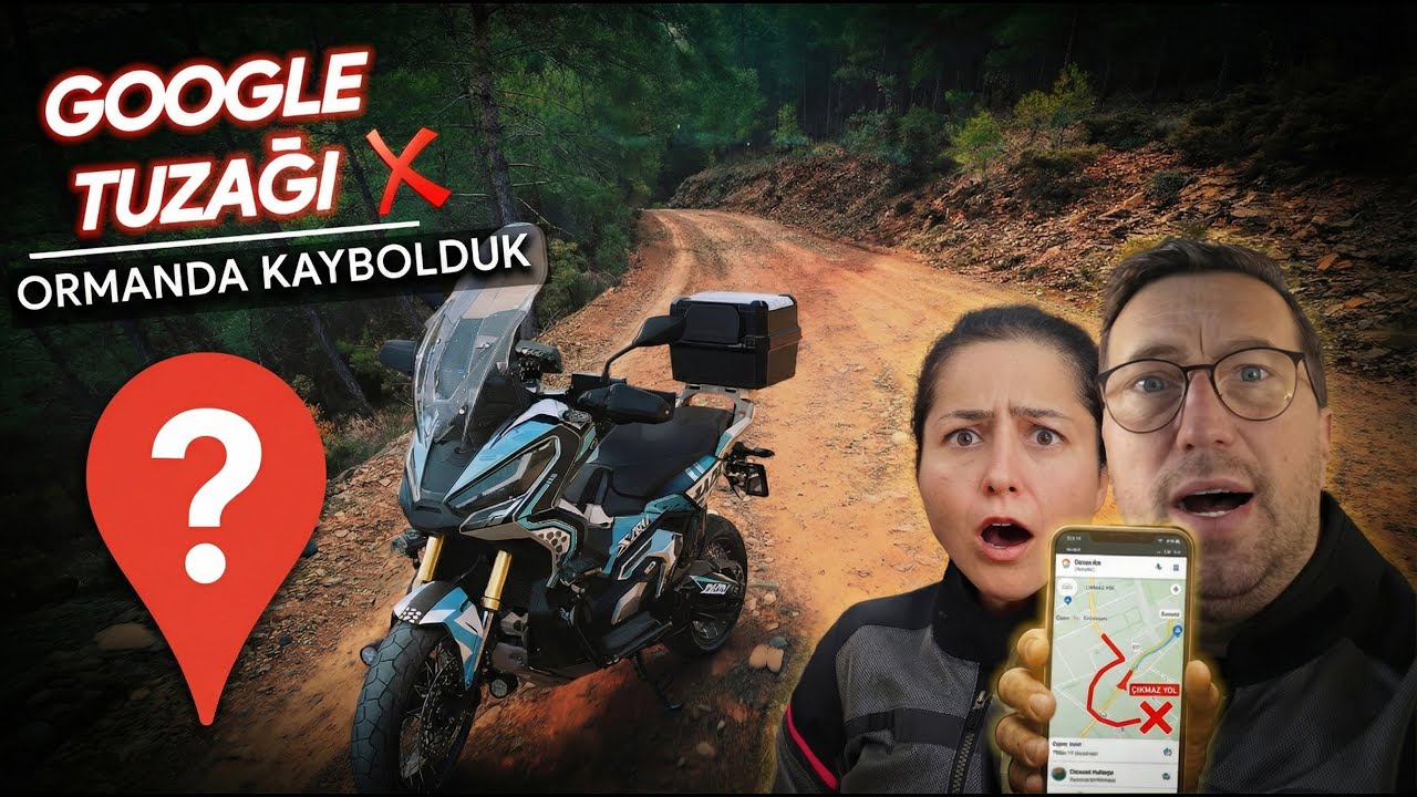GOOGLE YÜZÜNDEN KAYBOLDUK! - HONDA X-ADV 750 ile ORMANDA KAYBOLDUK