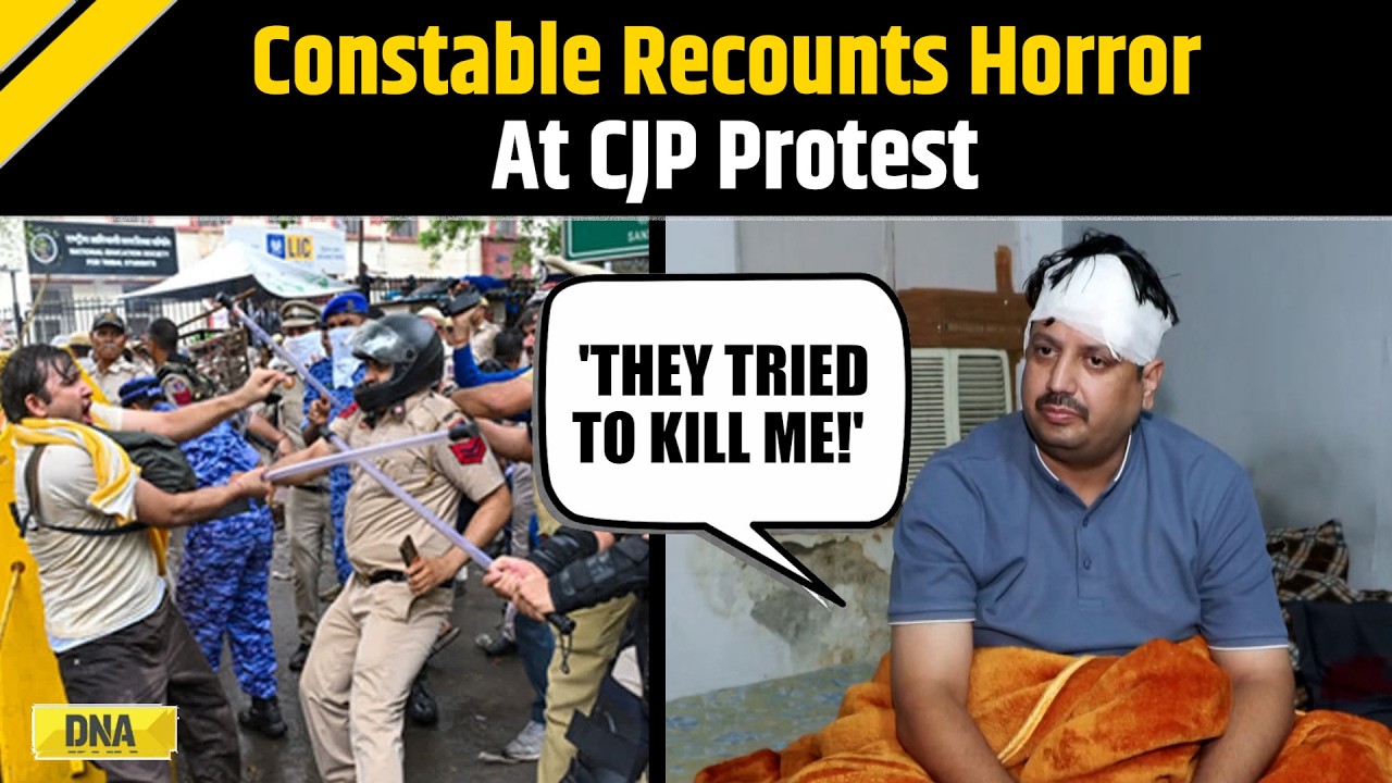 CJP Protest: 'They Tried To Kill Me!' Delhi Police Constable Recounts Horror At CJP Sansad March