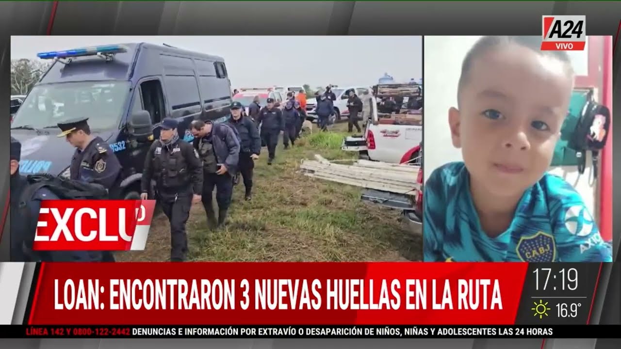 🚨 INTENSA BÚSQUEDA DE LOAN: ACTIVARON EL ALERTA SOFÍA EN TODO EL PAÍS