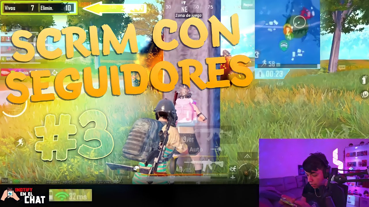 JUGANDO SCRIMS CON USTEDES #3 ¡¿LA GANAMOS!? 😱 - PUBGM / MITEK