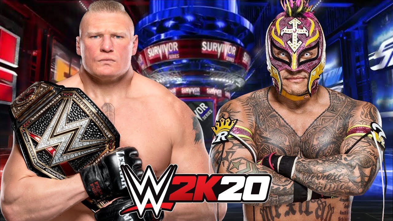 *WWE 2K20* BROCK LESNAR vs REY MYSTERIO
