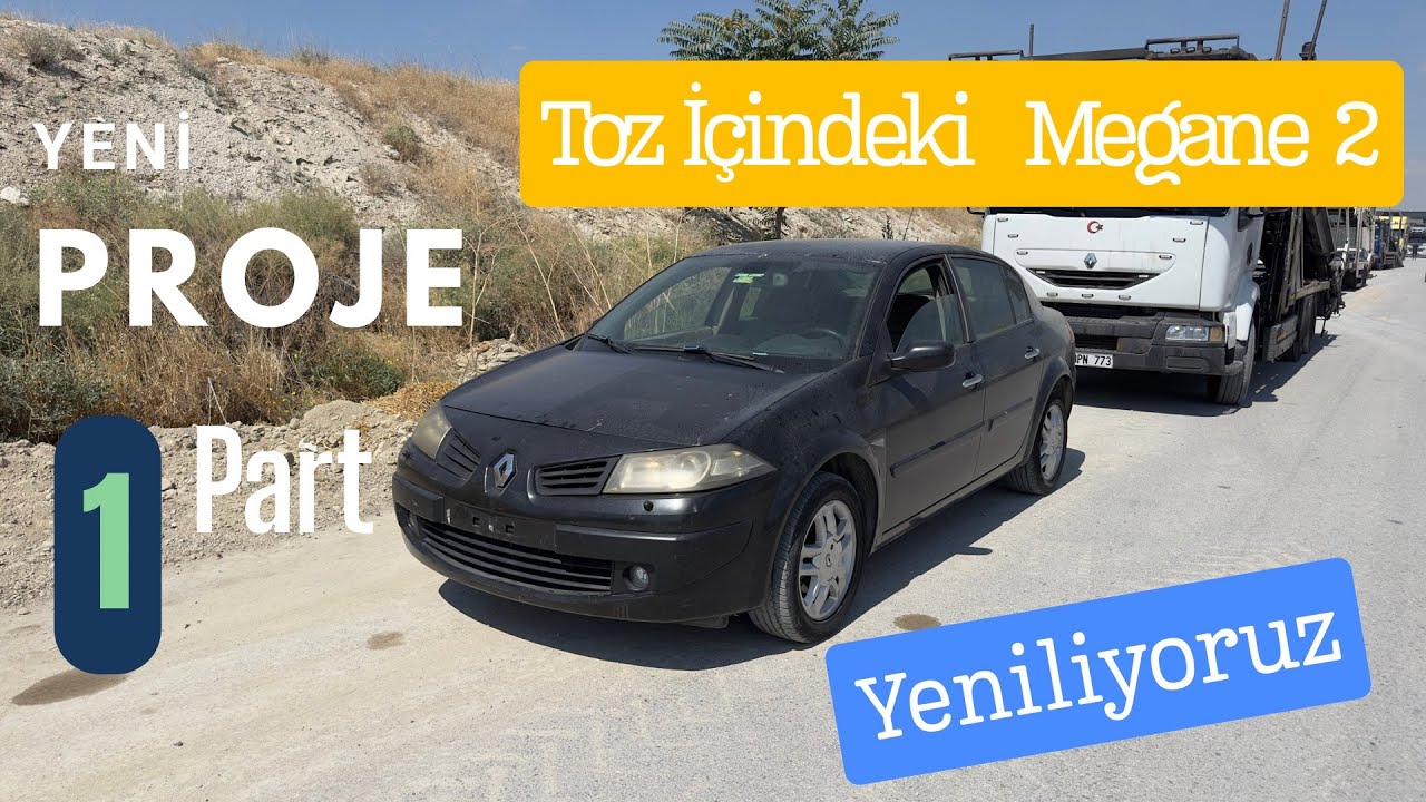 Renault Megane 2 | Arabanın İçini Baştan Aşağı SÖKTÜK! | Teyp, Trim, Vites, Tavan ve Koltuk SÖKTÜK