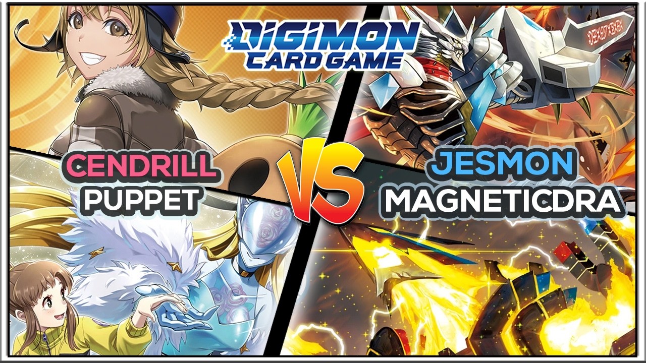 Cendrillmon Puppet vs Jesmon and Magneticdramon • EX11 Gameplay | DCGO | Digimon TCG