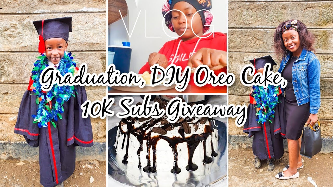 SEAN'S GRADUATION VLOG | EASY OREO CAKE RECIPE | 10K SUBS GIVEAWAY