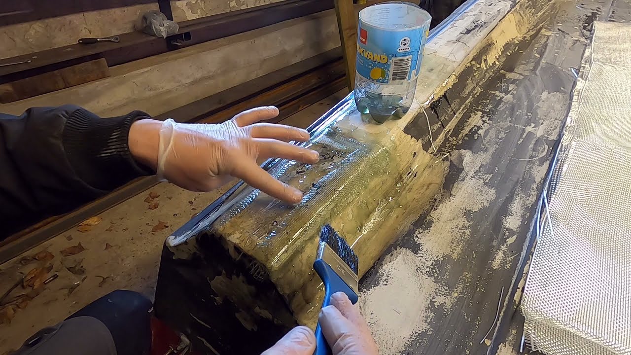 Arbejder med glasfiber - B&aring;dprojekt - Del 3,2