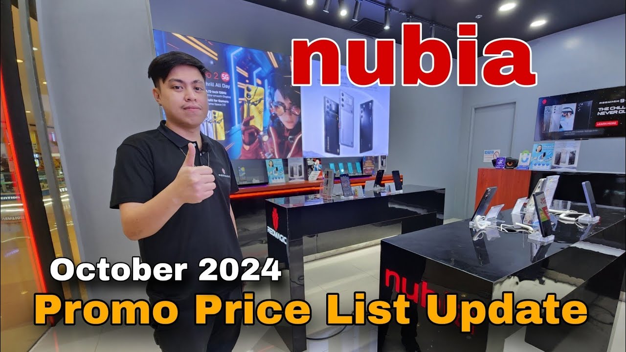 Nubia Promo Price List Update October 2024 | Nubia Redmagic 9s Pro | Nubia Focus Pro | Nubia Z60 Ult